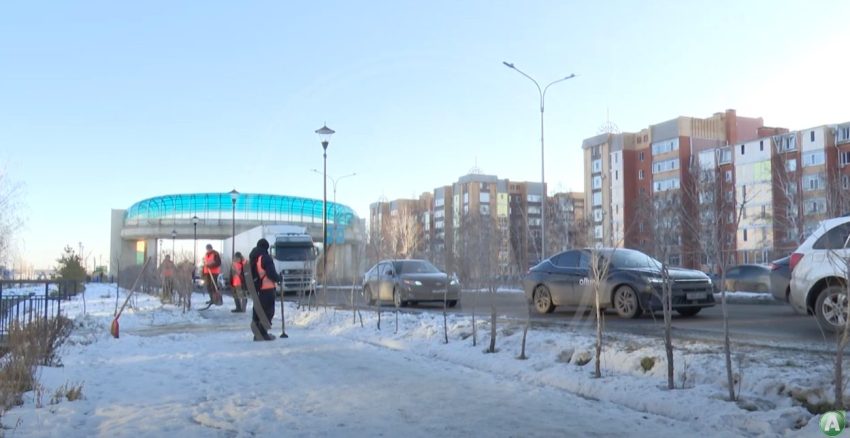 Қостанай қаласындағы көктайғақты алдын алу бойынша жұмыстар қызу жүріп жатыр