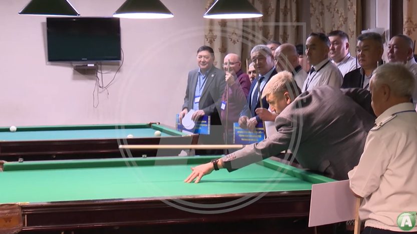 Қостанайда құқық қорғау органдарының ардагерлері арасында бильярдтан турнир өтті